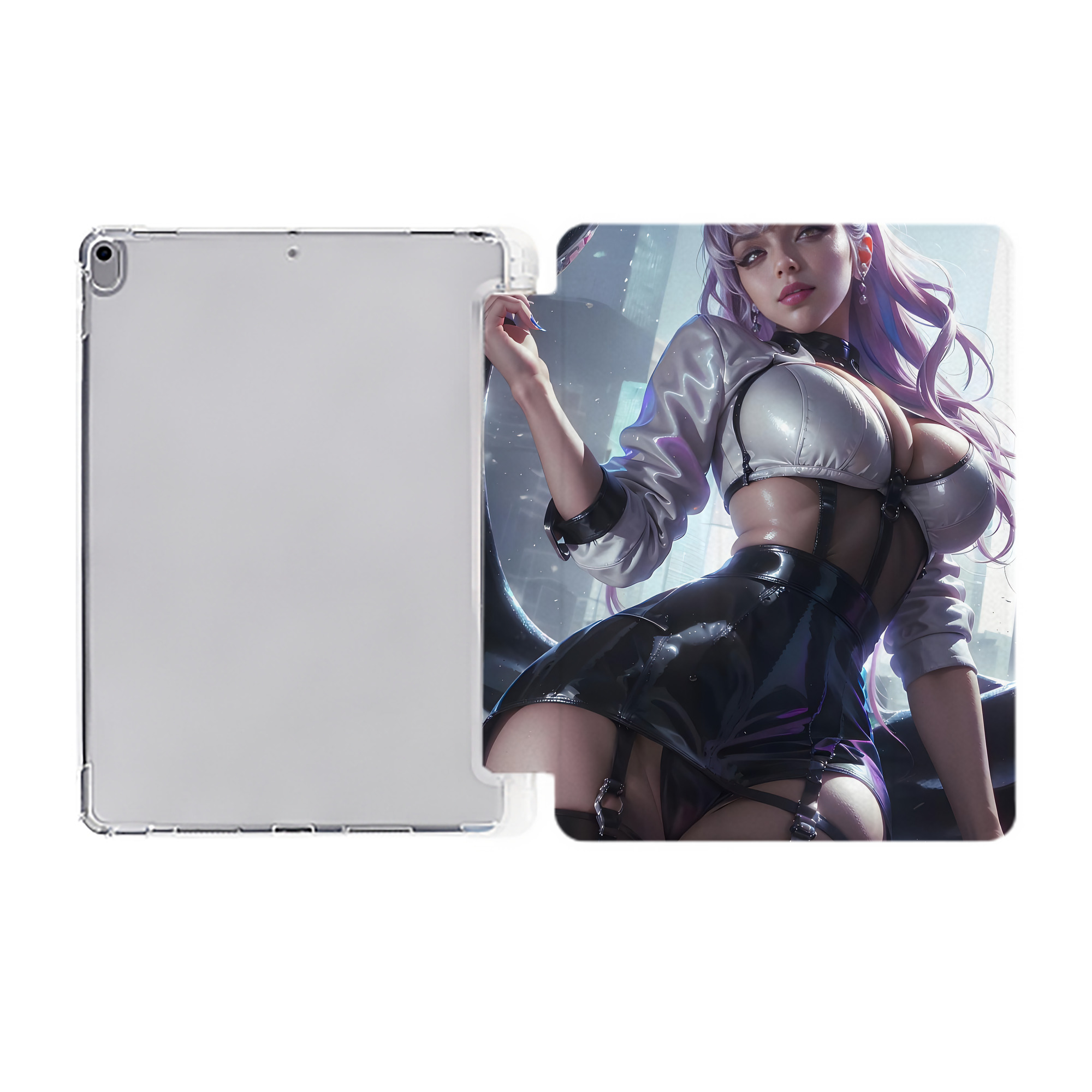 （画像用） リーグ・オブ・レジェンド League of Legends LOL IPad ケース ペン収納付き 三つ折りスタンド PUレザー×シリコン 対応機種9.5/10.5/10.9インチ